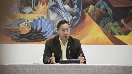 El expresidente de Bolivia, Luis Arce, en una imagen de archivo. El expresidente de Bolivia, Luis Arce, en una imagen de archivo.