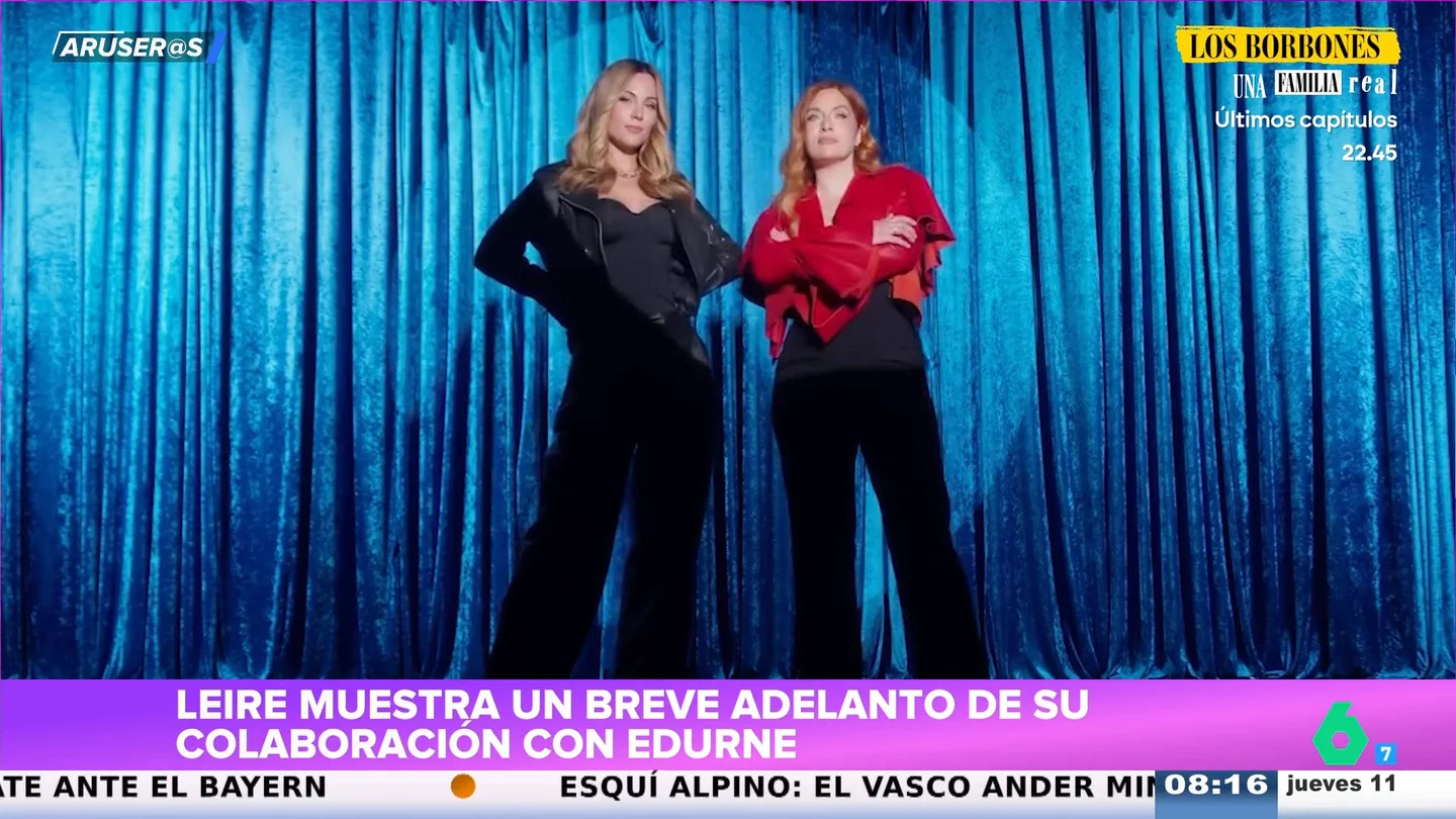 Leire Martínez y Edurne confirman en este vídeo su esperada canción juntas: 'No se me da bien odiarte' Leire Martínez y Edurne confirman en este vídeo su esperada canción juntas: 'No se me da bien odiarte'