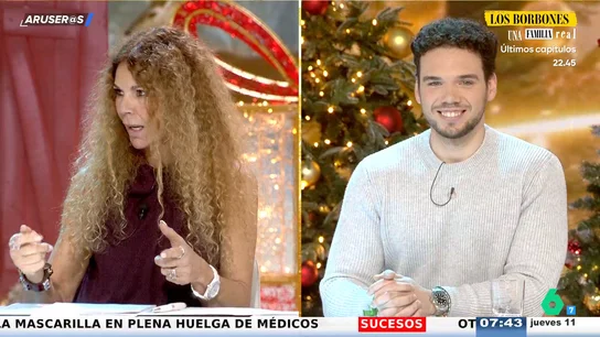 La visión de Hans Arús en un sueño con un número para la Lotería de Navidad que ha llevado a Angie Cárdenas a comprar el décimo La visión de Hans Arús en un sueño con un número para la Lotería de Navidad que ha llevado a Angie Cárdenas a comprar el décimo