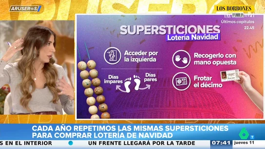 Las supersticiones más insólitas para atraer la suerte en la Lotería de Navidad sorprenden en Aruser@s Las supersticiones más insólitas para atraer la suerte en la Lotería de Navidad sorprenden en Aruser@s