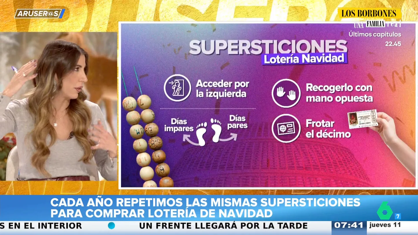 Las supersticiones más insólitas para atraer la suerte en la Lotería de Navidad sorprenden en Aruser@s Las supersticiones más insólitas para atraer la suerte en la Lotería de Navidad sorprenden en Aruser@s