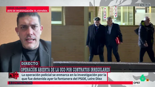 Jorge Calabrés, sobre Santos Cerdán: "Es el nexo de todas las tramas de corrupción que estamos viendo" Jorge Calabrés, sobre Santos Cerdán: "Es el nexo de todas las tramas de corrupción que estamos viendo"