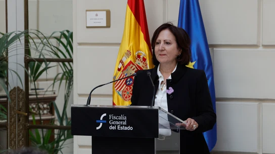 Teresa Peramato, durante su toma de posesión como nueva fiscal general del Estado Teresa Peramato, durante su toma de posesión como nueva fiscal general del Estado