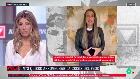 Yolanda Díaz, sobre Miriam Nogueras Yolanda Díaz, sobre Miriam Nogueras