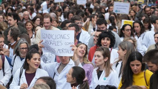 Manifestaci&oacute;n de m&eacute;dicos