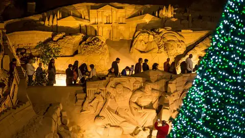 Belén de Arena de la playa de las Canteras Belén de Arena de la playa de las Canteras