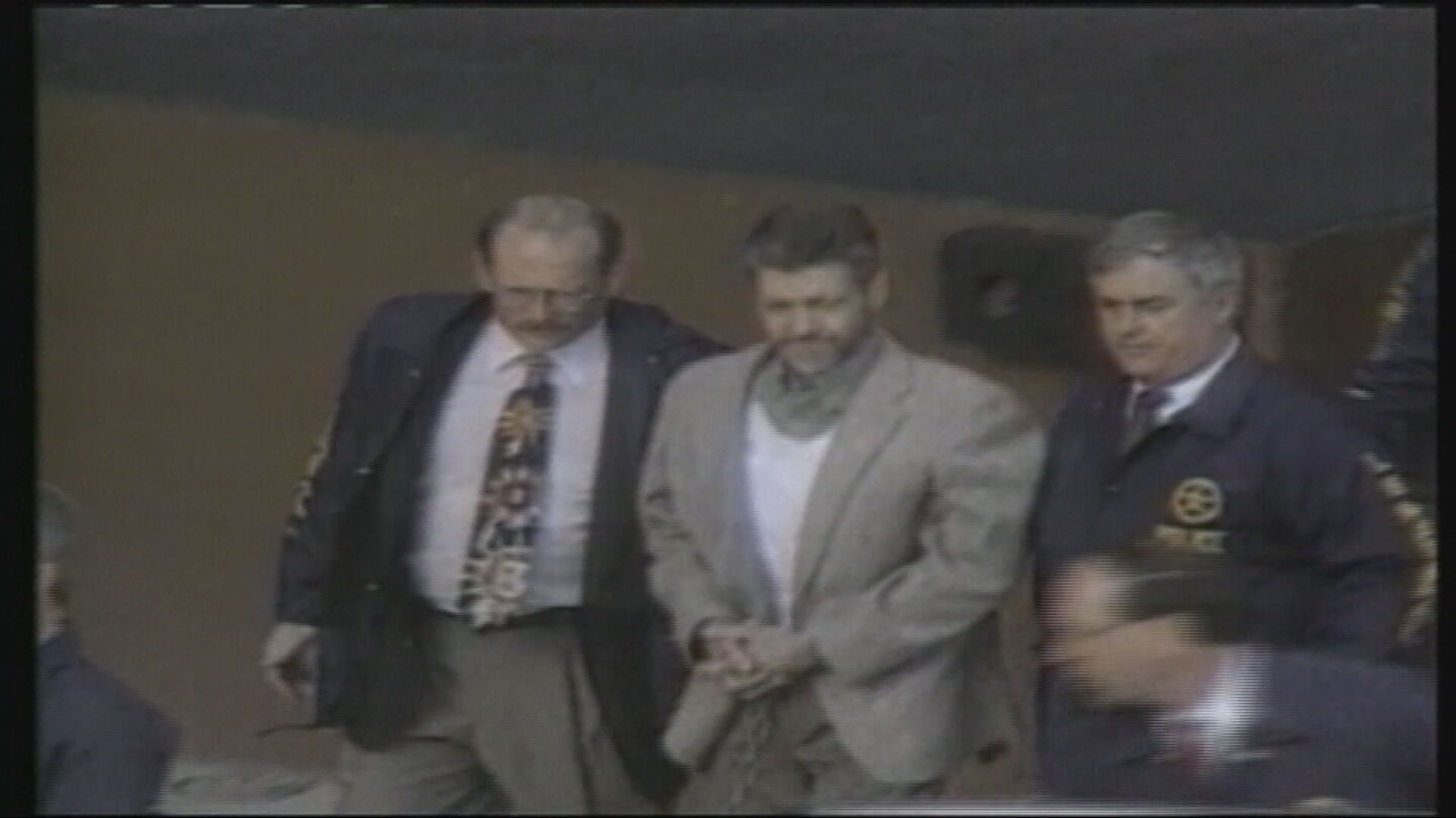 Unabomber durante su detenci&oacute;n. 