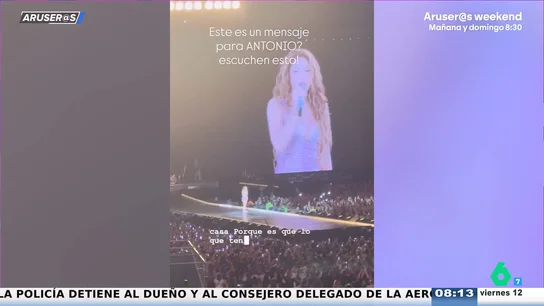 Los guiños de Shakira a Antonio de la Rúa: de cantar 'Días de enero' a decir que con Argentina tiene "un historia de amor" Los guiños de Shakira a Antonio de la Rúa: de cantar 'Días de enero' a decir que con Argentina tiene "un historia de amor"