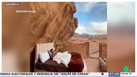Así es dormir en "el hotel más simple del mundo" en pleno desierto de Jordania: "Podrás mojarte o te podrá picar un escorpión" Así es dormir en "el hotel más simple del mundo" en pleno desierto de Jordania: "Podrás mojarte o te podrá picar un escorpión"