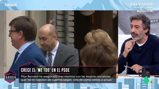 Juan del Val, tajante con Salazar y el PSOE: "Aquí lo que ha sucedido es un encubrimiento de un acoso por su proximidad a Sánchez" Juan del Val, tajante con Salazar y el PSOE: "Aquí lo que ha sucedido es un encubrimiento de un acoso por su proximidad a Sánchez"