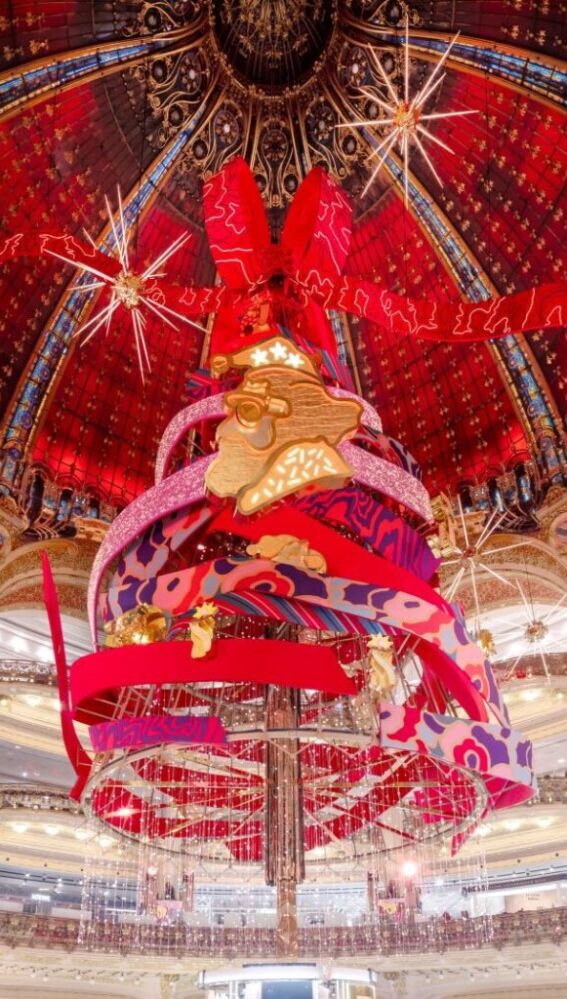 Árbol de Navidad de las Galerías Lafayette