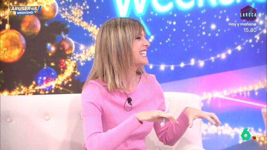 Mar&iacute;a Moya, a Hans Ar&uacute;s, sobre por qu&eacute; compra el n&uacute;mero del trabajo de la Loter&iacute;a de Navidad: "Como te toque a ti y a m&iacute; no, te arrastro"