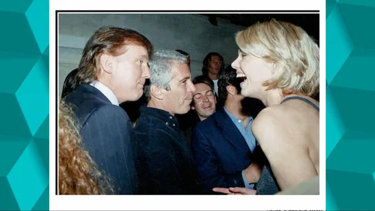 Donald Trump en una de las fiestas de Jeffrey Epstein. Donald Trump en una de las fiestas de Jeffrey Epstein.