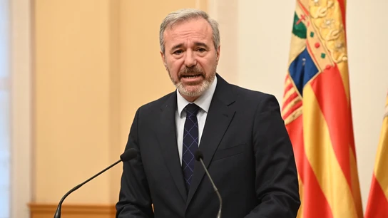 El presidente de Aragón, Jorge Azcón, anuncia el adelanto electoral durante una rueda de prensa en el Edificio Pignatelli de Zaragoza, a 15 de diciembre de 2025. El presidente de Aragón, Jorge Azcón, anuncia el adelanto electoral durante una rueda de prensa en el Edificio Pignatelli de Zaragoza, a 15 de diciembre de 2025.
