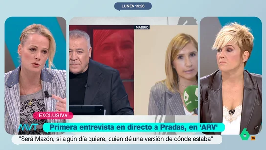 Zaida Cantera, muy crítica con Pradas: "Es más responsable que Mazón, porque no tenía que depender de él para tomar decisiones" Zaida Cantera, muy crítica con Pradas: "Es más responsable que Mazón, porque no tenía que depender de él para tomar decisiones"