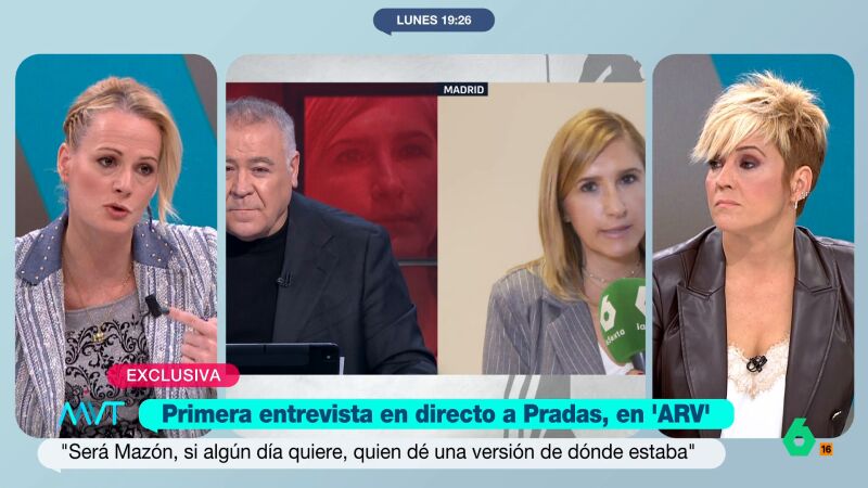 Zaida Cantera, muy cr&iacute;tica con Pradas: "Es m&aacute;s responsable que Maz&oacute;n, porque no ten&iacute;a que depender de &eacute;l para tomar decisiones" 