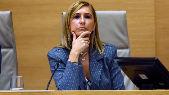 La exconsellera valenciana de Justicia e Interior Salom&eacute; Pradas, en su comparecencia en el Congreso de los Diputados