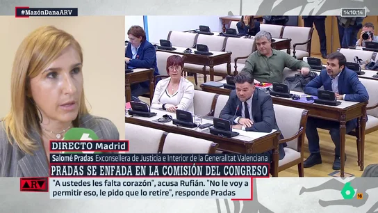 Salomé Pradas, sobre Rufián Salomé Pradas, sobre Rufián