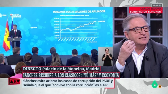 Carlos Segovia, tras la declaración de Sánchez: "Me parece de las actuaciones menos convincentes que le recuerdo" Carlos Segovia, tras la declaración de Sánchez: "Me parece de las actuaciones menos convincentes que le recuerdo"