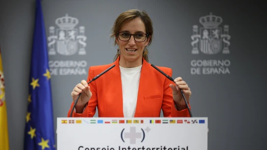 Mónica García tras la reunión del Consejo Interterritorial del Sistema Nacional de Salud, el viernes. Mónica García tras la reunión del Consejo Interterritorial del Sistema Nacional de Salud, el viernes.