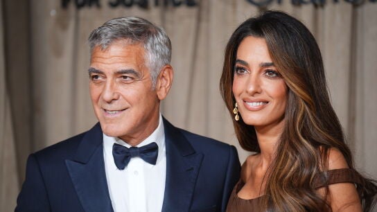 George Clooney y su mujer, Amal Clooney.
