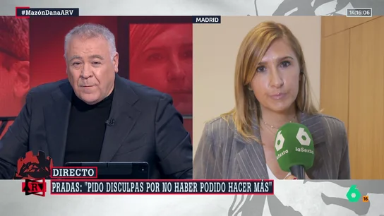 Pradas insta a Mazón a contar qué "estaba haciendo" el día de la DANA: "Mi mayor error fue no pedirle que viniera al Cecopi" Pradas insta a Mazón a contar qué "estaba haciendo" el día de la DANA: "Mi mayor error fue no pedirle que viniera al Cecopi"