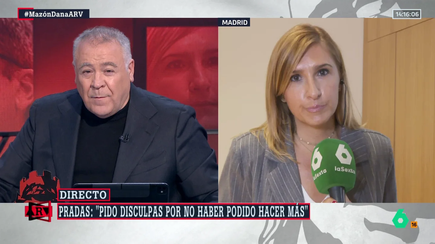 Pradas insta a Mazón a contar qué "estaba haciendo" el día de la DANA: "Mi mayor error fue no pedirle que viniera al Cecopi" Pradas insta a Mazón a contar qué "estaba haciendo" el día de la DANA: "Mi mayor error fue no pedirle que viniera al Cecopi"