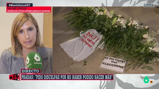 Pradas se rompe en ARV: “A las víctimas de la DANA les digo que siempre he contado lo que se vivió. Hicimos lo que humanamente era posible” Pradas se rompe en ARV: “A las víctimas de la DANA les digo que siempre he contado lo que se vivió. Hicimos lo que humanamente era posible”