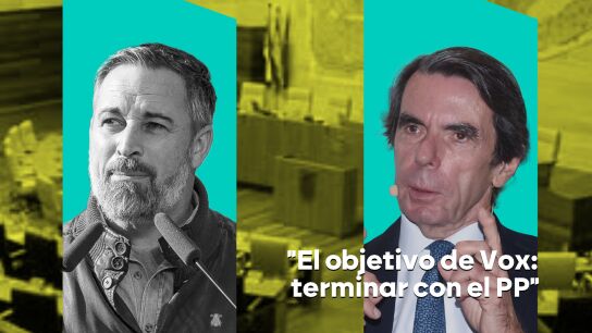 Santiago Abascal y Jos&eacute; Mar&iacute;a Aznar. 