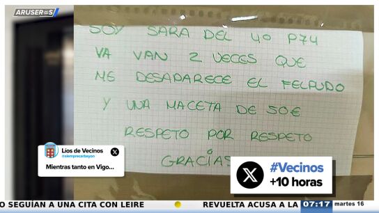Alfonso Ar&uacute;s, sobre los "surrealistas robos" entre vecinos: "Hay mucho 'chori', pero un felpudo lo entiendo"