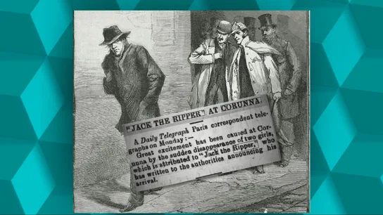 Grafismo con un artículo del 'Daily Telegraph' en el que se habla de la presencia de Jack el Destripador en A Coruña Grafismo con un artículo del 'Daily Telegraph' en el que se habla de la presencia de Jack el Destripador en A Coruña