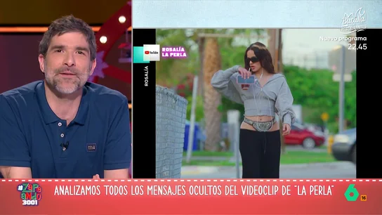 Nacho García analiza el cinturón de castidad de Rosalía en 'La Perla': "Es por si las 'perlas' no pillan lo de 'contigo, no bicho'" Nacho García analiza el cinturón de castidad de Rosalía en 'La Perla': "Es por si las 'perlas' no pillan lo de 'contigo, no bicho'"