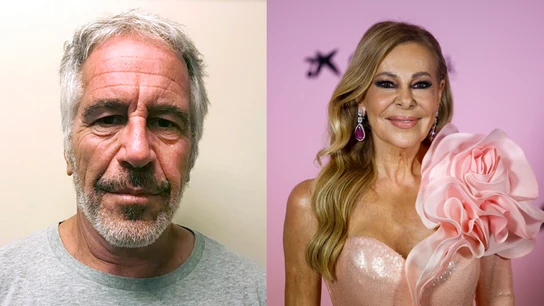 Jeffrey Epstein y Ana Obregón Jeffrey Epstein y Ana Obregón