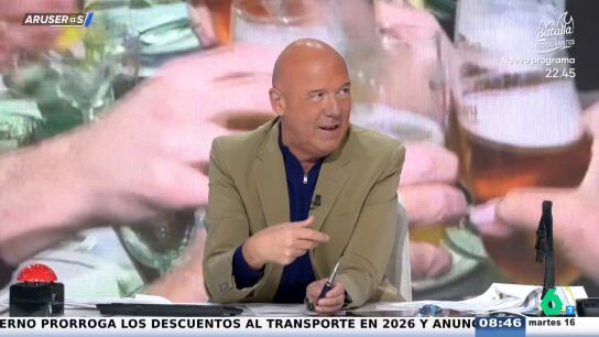 Alfonso Ar&uacute;s, tras conocer las claves para organizar una comida perfecta en casa: "Separar a los del PSOE y el PP con un florero en medio"