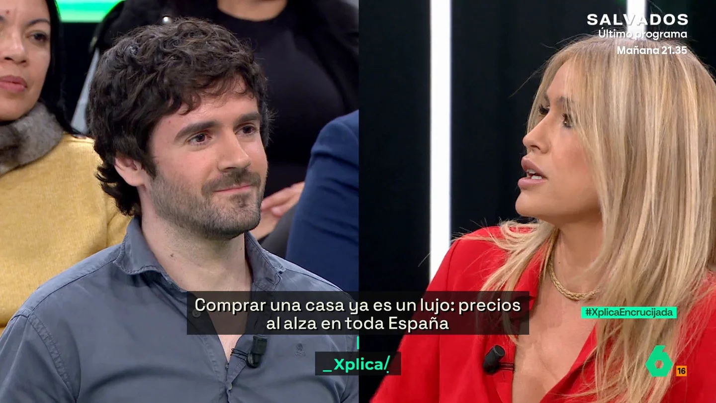 Afra Blanco, a un inversor que va a vender sus 200 pisos porque no le gusta "el clima que está viendo": "Yo estoy encantada de que los vendas" Afra Blanco, a un inversor que va a vender sus 200 pisos porque no le gusta "el clima que está viendo": "Yo estoy encantada de que los vendas"