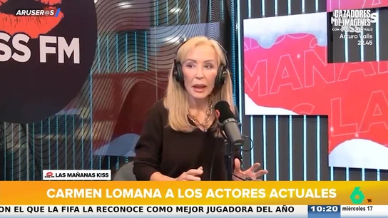 Carmen Lomana confiesa con qué actor se besaría: "Los que me gustaban se han muerto y los de ahora tienen pinta de sucios" Carmen Lomana confiesa con qué actor se besaría: "Los que me gustaban se han muerto y los de ahora tienen pinta de sucios"