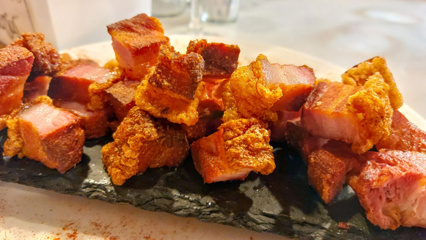 Plato con torreznos