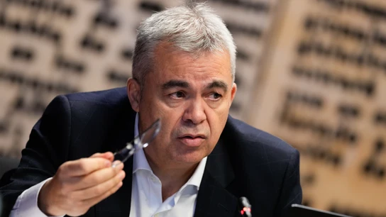 El exdiputado socialista Santos Cerdán, durante su comparecencia en la comisión del caso Koldo del Senado El exdiputado socialista Santos Cerdán, durante su comparecencia en la comisión del caso Koldo del Senado