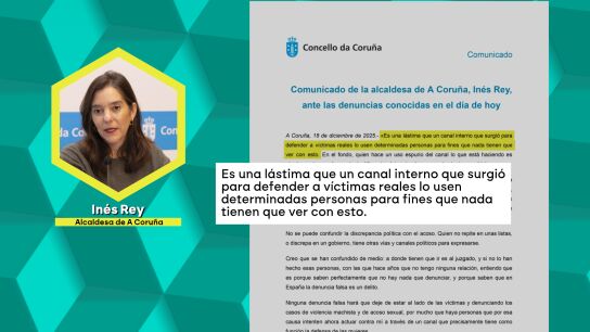 Denuncian por acoso laboral a la alcaldesa de A Coru&ntilde;a y esta lo tacha de "ajuste de cuentas"