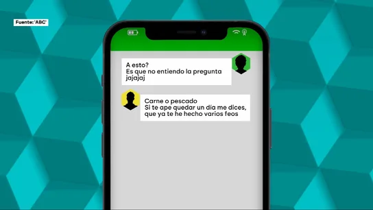 Del "¿Carne o pescado?" al "podemos quedar algún día": los mensajes del exjefe de redes de Vox a su presunta víctima menor de edad Del "¿Carne o pescado?" al "podemos quedar algún día": los mensajes del exjefe de redes de Vox a su presunta víctima menor de edad