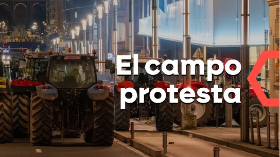 Grafismo de las manifestaciones de agricultores en Bruselas contra el tratado con Mercosur Grafismo de las manifestaciones de agricultores en Bruselas contra el tratado con Mercosur