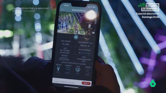 Nivel de decibelios de la noria de Vigo