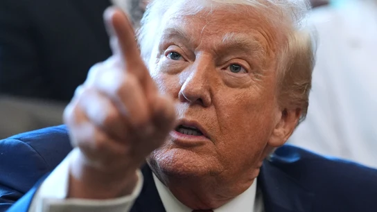 El presidente de EEUU, Donald Trump, en la Casa Blanca. El presidente de EEUU, Donald Trump, en la Casa Blanca.