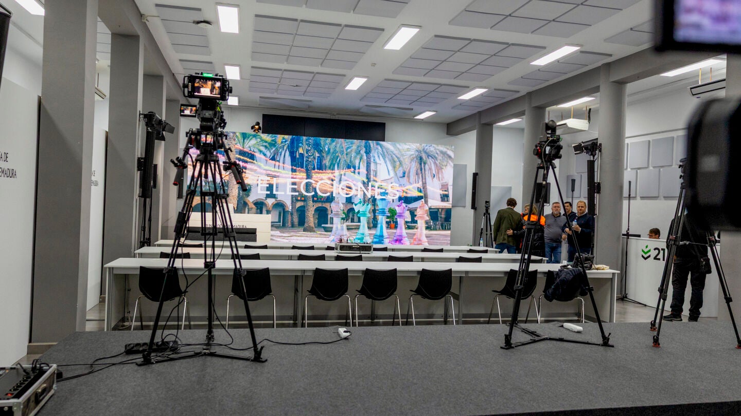 Centro de Difusión de Datos desde el que se ofrecerá información del proceso electoral extremeño