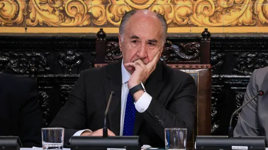 El alcalde de Algeciras, José Ignacio Landaluce, durante el pleno del Ayuntamiento El alcalde de Algeciras, José Ignacio Landaluce, durante el pleno del Ayuntamiento