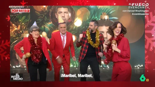 Así es la versión de 'Mi burrito sabanero' dedicada a Carlos Mazón: "Con mi chupito en El Ventorro, tú tranquila, Maribel" Dani Mateo, el Gran Wyoming, Cristina Gallego y Thais Villas han cantado una divertida versión de este popular villancico dedicado al expresident valenciano. Descúbrelo en este vídeo.