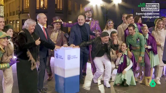 Antonio Banderas, en la Navidad de Málaga Antonio Banderas, en la Navidad de Málaga