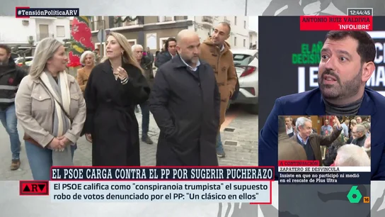 Valdivia, crítico con Guardiola: "Lo que daña a la democracia es no acudir a un debate y mantenerse en el silencio y la impunidad" Valdivia, crítico con Guardiola: "Lo que daña a la democracia es no acudir a un debate y mantenerse en el silencio y la impunidad"