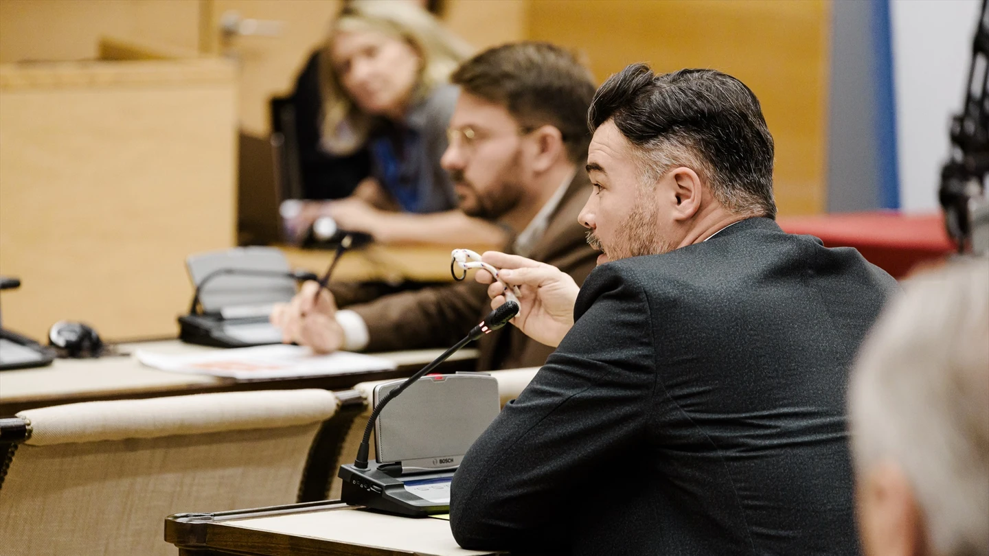 Gabriel Rufián en el Congreso. Gabriel Rufián en el Congreso.
