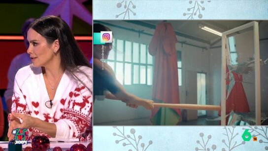 V&Iacute;DEO | Cristina Pedroche avanza el estado de su vestido de las Campanadas: "Est&aacute; terminado en un 80%"